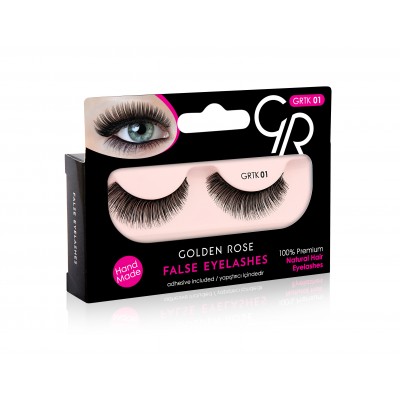 GOLDEN ROSE False Eyelashes And Adhesive GRTK 01